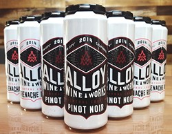 CANNED WINE?:  Yes, it&rsquo;s a thing, and Makers & Allies has given the packaging a blue-collar appeal aimed at millennials. - IMAGE COURTESY OF MAKERS & ALLIES