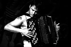 ETHEREAL HAMMER : Check out the haunting sounds of Mark Growden on Oct. 28 at the Steynberg Gallery. - PHOTO COURTESY OF MARK GROWDEN