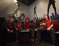 HOT AND CLEAN: Even though their name entails smoke, Burning James and the Funky Flames are 100 percent clean energy! - PHOTO COURTESY OF BURNING JAMES AND THE FUNKY FLAMES