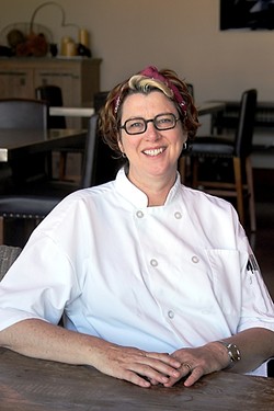 POP IN FOR A BITE:  Niner Winery Executive Chef Maegan Loring is cooking up creative, garden-fresh grub during the winery&rsquo;s popular Sunday pop-up suppers continuing through this summer and fall. - PHOTO COURTESY OF NINER WINERY