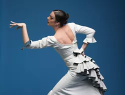 FLAMENCO FEVER!: Feel the fiery rhythms of authentic flamenco when Savannah Fuentes performs on July 7 at the SLO City Library. - PHOTO BY STEPHEN RUSK