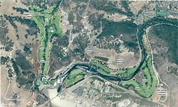 DESTINATION: GOLF:  Shown in this schematic are plans for an additional 144 lodging units, a funicular, an amphitheater, a small vineyard, and a narrow-gauge rail loop on the existing Avila Beach Golf Resort property north of downtown Avila. Owner Rob Rossi submitted an application for a permit to authorize the changes on Feb. 13. - PHOTO COURTESY OF SLO COUNTY PLANNING DEPARTMENT