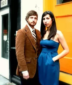 TWO FOR THE ROAD : Seattle’s Ian McFeron and Alisa Milner play the Frog and Peach on June 22 at 8 p.m. during “Pint Night.” - PHOTO BY SARA WATSON