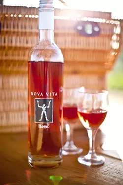 VERIS CELLARS WINERY NOVA VITA ROSE: - PHOTO COURTESY OF KAT BENT-SLAY