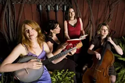 CELTIC PRIDE : Moira Smiley and VOCO play on Sept. 18 at St. Benedict's Episcopal Church. - PHOTO BY DON LEWIS
