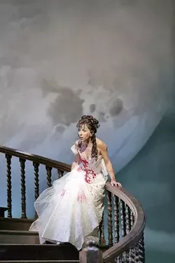 LUNCH WITH DONIZETTI : Donizetti’s Don Pasquale comes to the Performing Arts Center via simulcast in November. SLO Opera director Sharon Dobson said “the Met was really happy” to have the simulcasts on a college campus, recognizing that future audiences rely on a younger generation turning on to opera. - PHOTO COURTESY OF CAL POLY ARTS