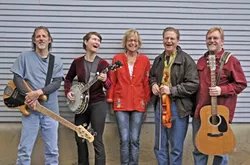 CELEBRATE 100! : The Appellation Bluegrass Band plays Heritage Square Park’s Rotary Bandstand on July 9 as part of Arroyo Grande’s centennial celebration. - PHOTO COURTESY OF APPELLATION BLUEGRASS BAND