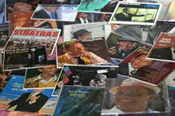 THE SOUNDTRACK OF MY LIFE : I’ve spread some of my Sinatra albums on my bed. I may or may not roll naked in them later. Will that affect their resale value? - PHOTO BY GLEN STARKEY