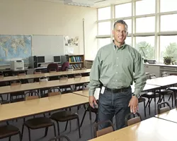 EDUCATION IS A-CHANGIN’: San Luis Coastal Unified School District Superintendent Eric Prater is overseeing changes to his administrative staff in the wake of changes to statewide educational standards. - PHOTO BY STEVE E. MILLER
