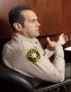 REVOLVING DOOR: Under the new rules imposed by Proposition 47, SLO County Sheriff Ian Parkinson thinks drug users will have less incentive to seek rehabilitation services, such as those he said became available through the ongoing jail realignment program. - FILE PHOTO BY STEVE E. MILLER