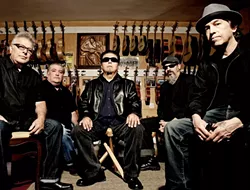 NOT JUST ANOTHER BAND FROM EAST L.A. : Incredible Latin rock act Los Lobos headlines a massive outdoor concert at Blacklake Golf Resort on May 6, which also features the original line-up of seminal ’80s L.A. punk act X, as well as Mariachi el Bronx. - PHOTO COURTESY OF LOS LOBOS