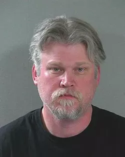 A HISTORY OF BURGLARY: James E. Randall, 42, is a suspect in an Arroyo Grande burglary and currently in custody in Idaho. A local woman whose home was burgled has concerns about how he knew she was gone, but feels that finding answers has been difficult. - PHOTO COURTESY OF CANYON COUNTY SHERIFF’S OFFICE