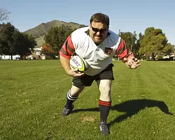 SPORTY: Reggie Greenwood is hoping to help kids on the Central Coast develop a lifelong passion for rugby. - PHOTO BY STEVE E. MILLER