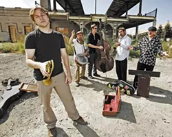 BOUNCY AND JOYOUS : The California Honeydrops, voted Best R&B/Soul Band by SF Weekly readers, combine New Orleans funky horns with crossroad country blues on May 5 at Frog and Peach. - PHOTO COURTESY OF CALIFORNIA HONEYDROPS