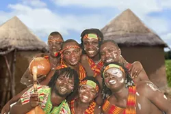 WE ARE FAMILY! : The Sabbah brothers, also known as the African Showboyz, bring their original African sounds to the Steynberg Gallery on July 28. - PHOTO COURTESY OF THE AFRICAN SHOWBOYZ