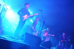 ANYTHING BUT MOUSY : Modest Mouse brought joy and impromptu, awkward mosh pits to dedicated SLO fans on April 17. - PHOTO BY MAEVA CONSIDINE