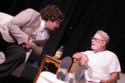 IS THERE ANY OTHER KIND? : XXXXX XXXXXXXXX as Champ and XXXXXX XXXXXXX as Darryl in Steve Jay’s Shared Disorders. - PHOTO BY JONATHAN ROBERTS OF BLUEPHOTO