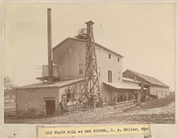 CUTLINE : The San Miguel Flour Mill remains in operation today, but it played an important role in the power struggle between the railroad and the Farmer’s Alliance in the late nineteenth century. - PHOTO COURTESY OF THE SLO COUNTY HISTORICAL SOCIETY