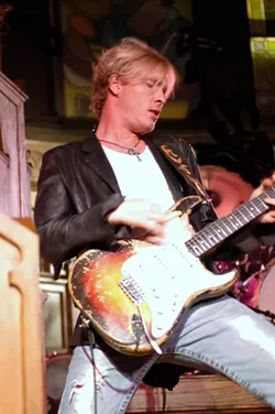 YOUNG GUN SLINGER : Blues guitarist Kenny Wayne Shepherd, who plays May 24 at the Avila Beach Blues Festival, most recently recorded an album with his musical heroes, including B.B. King and Honeyboy Edwards. - PHOTO COURTESY OF KENNY WAYNE SHEPHERD