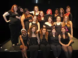 V-DAY: Last year’s Cal Poly production of 'The Vagina Monologues' (the cast of which is pictured here) was a rousing success, and with the addition of a Spanish-language showing of the play, this year’s production is seeking to delight and empower an even larger swath of SLO County. - PHOTO COURTESY OF TAMMIE VELASQUEZ
