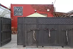 HIDDEN HIDEAWAY: From the outside, Paso Underground looks a tad mysterious. The collective’s small-batch winemaking residents like it that way. - PHOTO BY DYLAN HONEA-BAUMANN