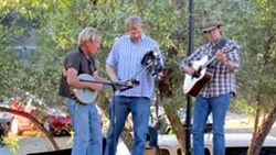 REAL AMERICANS : On July 7, the Old-Time Fiddle and Banjo Show will play bluegrass, country, and acoustic Americana music at Haven Wine Bistro on their outdoor patio. - PHOTO BY ROZ PHILLIPS