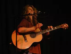 SLAP-TAP! : Virtuoso guitarist and singer-songwriter Vicki Genfan brings her amazing slap-tap technique to a show at Painted Sky Studios on Jan. 23. - PHOTO COURTESY OF VICKI GENFAN