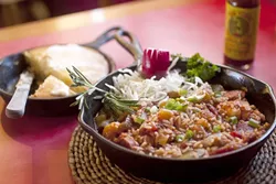 GREAT GUMBO!: You’ll find Bon Temps Creole Café at the Ramada Hotel on 1000 Olive St. in SLO, and you can call 544-2100 for reservations or information. Or e-mail Lang at bontempsphil@yahoo.com. - PHOTO BY STEVE E. MILLER