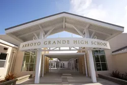 THE AFTER SHOT : The renovated Arroyo Grande High School campus feels chic and modern – as a top-rated school in 2008 should. - PHOTO BY STEVE E. MILLER