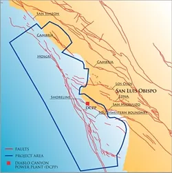 NOT HOOKED : Officials at the Central Coast’s two ports are weighing in on Pacific Gas & Electric’s plan to close off 530 square miles of prime fishing waters in order to complete its seismic surveys—and they’re not happy. - IMAGE COURTESY OF CALIFORNIA STATE LANDS COMMISSION