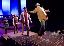 FANTASTIC 4 : Jerry Lee offers an astounding voice as Man 2, but is it enough to overcome stereotypical lyrics? - PHOTOS BY CLINT BERSUCH