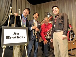 AU YEAH!:  The Au Brothers are one of 24 acts playing Jubilee by the Sea, Oct. 22 through 25, in Pismo Beach. - PHOTO COURTESY OF THE AU BROTHERS