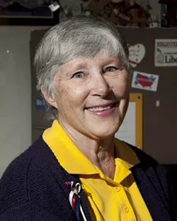 GAIL LIGHTFOOT : The local Libertarian passed the citizenship test with flying colors—and why shouldn’t she? She keeps three copies of the Constitution in her house and car. - PHOTO BY STEVE E. MILLER