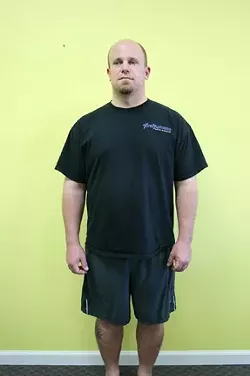 VANISHING ACT:: With the Crossroads Wellness weight loss challenge, Daniel Arndt lost 85 pounds and is now free to enjoy a more active lifestyle. - PHOTOS COURTESY OF MIKE STEWART