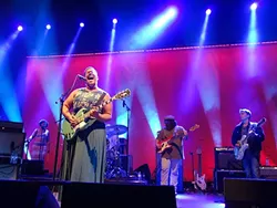 SHAKE IT: The Alabama Shakes take the stage just after 8 p.m. and immediately launch into their unique brand of soul-drenched punk-blues. - PHOTO BY GLEN STARKEY