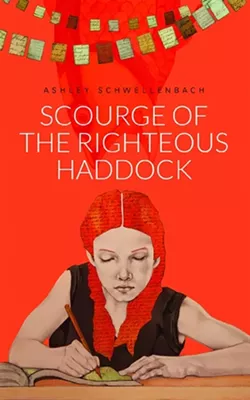 ONE FINE HADDOCK: Mignon Khargie designed the cover for Scourge of the Righteous Haddock, using artwork created by Lena Rushing. - IMAGE BY MIGNON KHARGIE