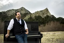 PIANO MAN: Doug Groshart will release his new EP Hold the River Back on Aug. 9 at SLO Brew. - PHOTO BY ROBIN CHILTON OF PEREGRINE MEDIA GROUP