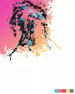 SPLAT! : Invert Sk8 is another Barefoot creation, currently on display at West End. - ARTWORK BY CALEB BAREFOOT