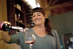 PUTTING THE LUIS IN… : Vanessa North created a wine bar that’s all about taste and relaxation. - PHOTO BY STEVE E. MILLER