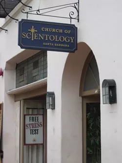 SUNDAY SERVICE : Santa Barbara’s Church of Scientology is the facility the closest to Hubbard’s ranch in Creston. - PHOTO BY COLIN RIGLEY