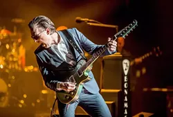 AXE SLINGER: Joe Bonamassa pays tribute to Albert, B.B., and Freddie King on Aug. 24 at Vina Robles Amphitheatre. - PHOTO BY MARTY MOFFATT