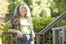 LOOKING FORWARD : California Valley’s Stacey Hunt is the local organizer for the upcoming Bioneers conference. - PHOTO BY STEVE E. MILLER