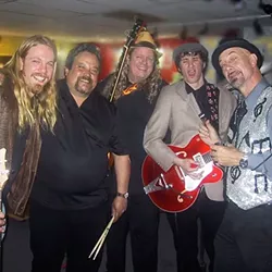 FROM BLUES TO BEATLES : The Jim Townsend Blues Band, a regular act at the SLO Down Pub, will play Beatles music at the Valentine’s Day tribute. - PHOTO COURTESY OF JIM TOWNSEND