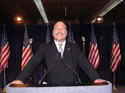 MY FELLOW AMERICANS:  Joey Racano may not be president, but he is with the Green Party. - PHOTO COURTESY OF JOEY RACANO