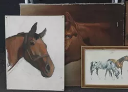 HORSE STUDIES : Stick these babies in your western-themed den! - PHOTO BY GLEN STARKEY