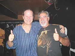 CUBA LIBRE : Jorge Milanés of Los Osos, shown here with musician Pablo Menéndez, is planning a trip to Cuba after travel restrictions were eased last month for Cuban Americans. - FILE PHOTO