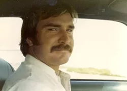 GOOD TIMES : Mark Brown driving the family car in the early 1980s. - PHOTO COURTESY OF MARK BROWN’S FAMILY