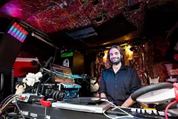 THE WANDERER: Jeffrey, aka the Wandering Madman, has been traveling around the country, playing music in his tricked-out truck, for the past three years. - PHOTO BY KAORI FUNAHASHI