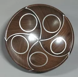 CIRCLE BOWL: By Everett Eiselen. - PHOTO COURTESY OF THE SLO ART CENTER