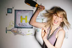 IT'S SCIENCE, BITCHES!: Cal Poly engineering grad and musician Christine McKinley makes physics sexy and fun in her new book "Physics for Rock Stars," which she’ll read from as well as play music on July 24 at Linnaea’s Café. - PHOTO COURTESY OF CHRISTINE MCKINLEY